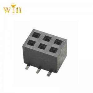 2.0mm 2x3p SMT Függőleges modell Női fejléc Pin Header Socket